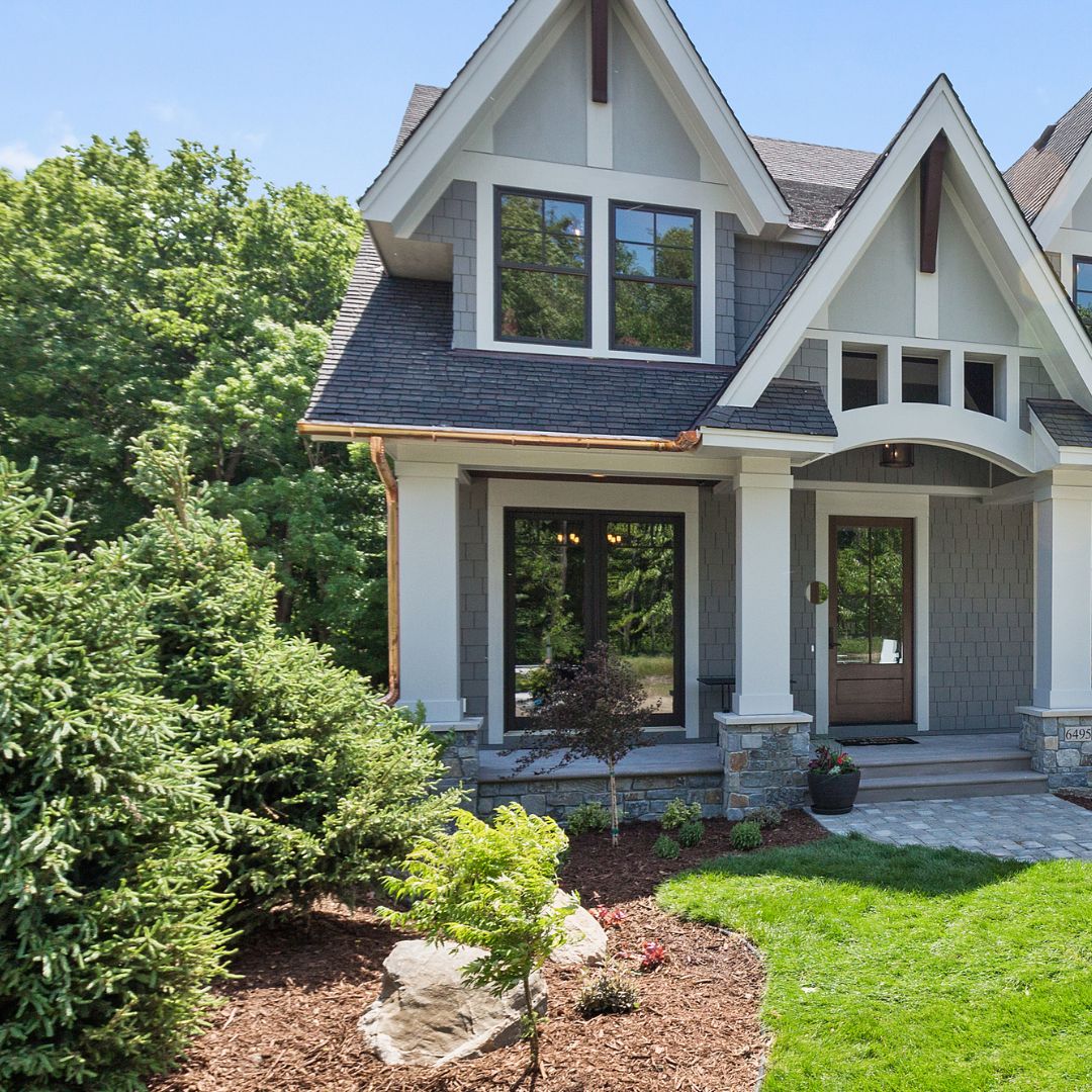 landscaping with gutters