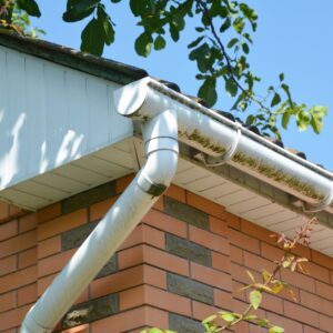 image of leaking gutters