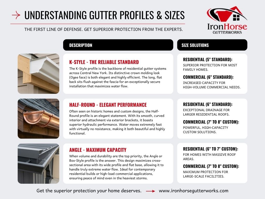 UNDERSTANDING GUTTER PROFILES & SIZES